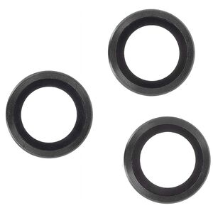 Set of lens glasses for iPhone 16 Pro Max 6,9" black frame (3szt) 5906961926975