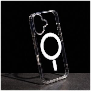 Anti Shock 1,5 mm Mag case for iPhone 16 6,1" transparent big hole + button 5906961945679