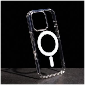 Anti Shock 1,5 mm Mag case for iPhone 16 Pro Max 6,9" transparent big hole + button 5906961945716