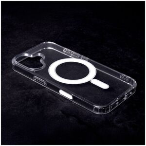 Anti Shock 1,5 mm Mag case for iPhone 16 Plus 6,7" transparent big hole + button 5906961945693