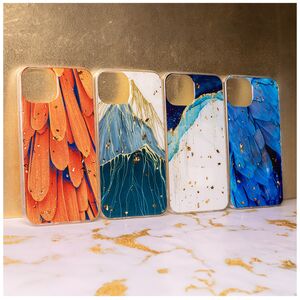 Gold Glam case for Xiaomi Redmi 14C 4G/ 14C 5G / Redmi A4 / POCO C75 feathers 5906961953186