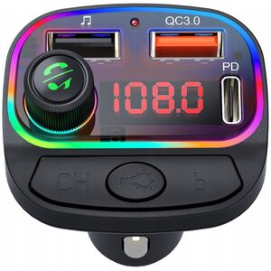 Πομπός FM Bounn Bounn Φορτιστής αυτοκινήτου QC3.0+PD18W C14