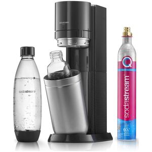 Κορεσμός Sodastream Duo + 2 μπουκάλια + αέριο Μαύρο