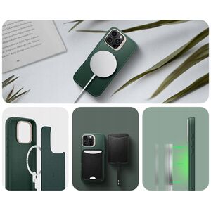 Spigen Spigen Cyrill Kajuk MagSafe, forest green - iPhone 16 Pro Max