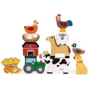 Viga Toys Stack Puzzle Farm Animals Lumarko! 13965432 6971608447068