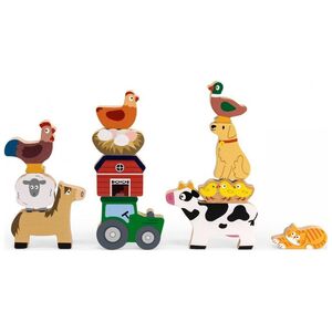 Viga Toys Stack Puzzle Farm Animals Lumarko! 13965432 6971608447068