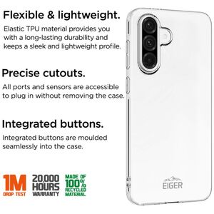 Θήκη Eiger Grip GRS Galaxy A36/A56 διαφανής