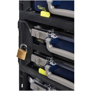 Μονάδα αποθήκευσης και μεταφοράς Raaco CarryMore 55 για 2 τεμ. CarryLite 55 4x8.