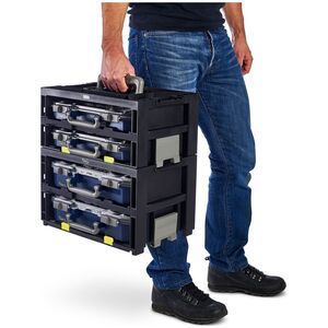 Μονάδα αποθήκευσης και μεταφοράς Raaco CarryMore 80 - Για 2 τεμ. CarryLite 80 4x8.