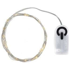 Sirius Home KNIRKE, Ασημί, 40 λάμπες, Ζεστό άνετο φως, AA, 3.9 μ, 0.3 μ