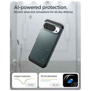 Spigen Tough Armor MagSafe, άβυσσος πράσινο - Google Pixel 10 Pro XL