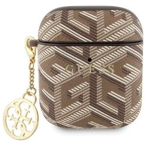 Guess Guess GUA2PGCE4CW AirPods 1/2 κάλυμμα καφέ GCube Charm
