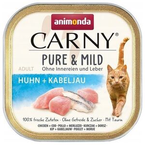 Animonda Carny Animonda Carny Pure & Mild Κοτόπουλο + Μπακαλιάρος δίσκος 100g