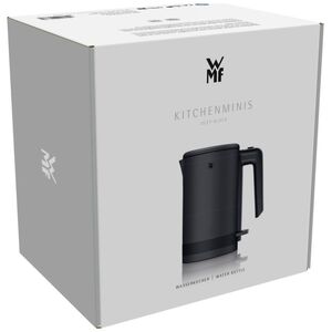 WMF WMF KITCHENminis 04.1314.0071, 0.8 L, 1800 W, Black, Stainless steel, Water level indicator, Overheat protection