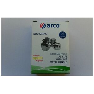 Arco Γωνιακή βαλβίδα Nov Mac αντι-ασβεστολιθική 1/2"x1/2"  (NOV92MAC)