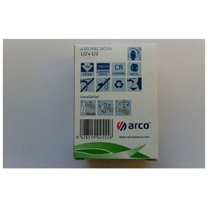 Arco Γωνιακή βαλβίδα Nov Mac αντι-ασβεστολιθική 1/2"x1/2"  (NOV92MAC)
