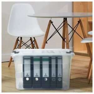 Κουτί με καπάκι crystalbox Cornelia 59 5x39 5x34cm 52L διάφανο 4001515942010