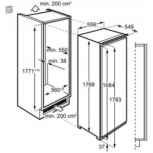 Καταψύκτης AEG AEG Καταψύκτης ABE818F6NC