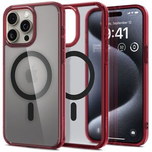 Spigen Spigen Ultra Hybrid MagSafe, frost deep red - iPhone 15 Pro