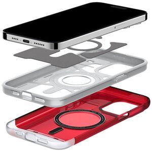 Spigen Spigen Classic C1 MagSafe, ruby - iPhone 15 Pro Max