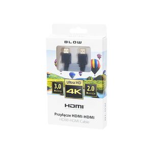 BLOW Καλώδιο HDMI - HDMI 2.0 4K 3m BLOW DM-92-651 έως 12 άτοκες Δόσεις