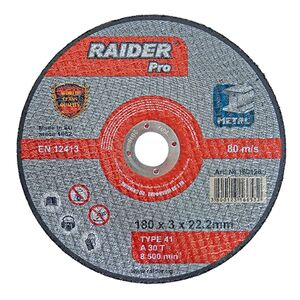 RAIDER RAIDER ΤΡΟΧΟΣ ΚΟΠΗΣ ΜΕΤΑΛΛΟΥ PRO 115*2.5*22.2mm 160122 έως και 12 άτοκες δόσεις
