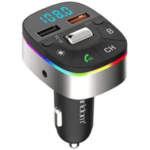 [product / manufacturer] Μεταδότης FM Earldom ЕТ-M74, Bluetooth, USB, Micro SD, QC 3.0, Μαυρο - 17720 έως 12 άτοκες Δόσεις