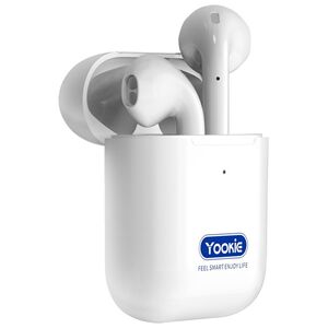 [product / manufacturer] Ακουστικά Bluetooth Yookie YK S18, Λευκο - 20555 έως 12 άτοκες Δόσεις
