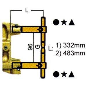 TECNA ΣET ΤΣΙΜΠΙΔΕΣ ΑΕΡ.5004 Φ18 L.332 45914 έως 12 άτοκες δόσεις