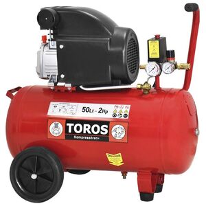 TOROS ΑΕΡΟΣΥΜΠΙΕΣΤΗΣ ΜΟΝΟΜΠΛΟΚ 50L/2HP 230V 40140 έως 12 άτοκες δόσεις