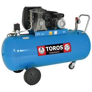 TOROS ΑΕΡΟΣΥΜΠΙΕΣΤΗΣ ΜΕ ΙΜΑΝΤΑ 270LIT/3HP 230V 602003 έως 12 άτοκες δόσεις