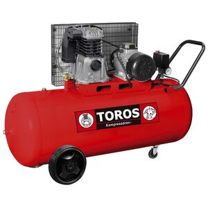 TOROS ΑΕΡΟΣΥΜΠΙΕΣΤΗΣ ΜΕ ΙΜΑΝΤΑ 200LIT/3HP 230V 602054 έως 12 άτοκες δόσεις