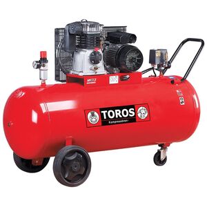 TOROS ΑΕΡΟΣΥΜΠΙΕΣΤΗΣ ΜΕ ΙΜΑΝΤΑ 200LIT/3HP 400V 602059 έως 12 άτοκες δόσεις