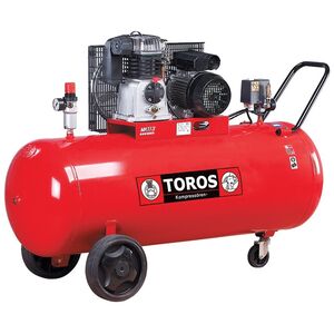 TOROS ΑΕΡΟΣΥΜΠΙΕΣΤΗΣ ΜΕ ΙΜΑΝΤΑ 270LIT/4HP 400V 602063 έως 12 άτοκες δόσεις