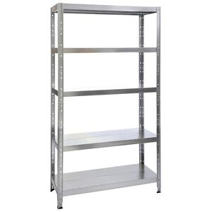 ΡΑΦΙΕΡΑ ΜΕΤΑΛΛΙΚΗ ΓΑΛΒΑΝΙΖΕ 120χ50χ195 - 260kg - 5 ΡΑΦΙΑ 610403 έως 12 άτοκες δόσεις