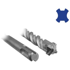 BULLE ΤΡΥΠΑΝΙ Φ 30x400x450, 4 ΚΟΠΤΗΡΕΣ, SDS PLUS 685120 έως 12 άτοκες δόσεις