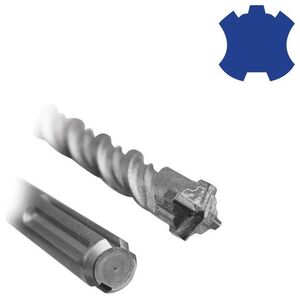 BULLE ΤΡΥΠΑΝΙ Φ 22x400x520, 4 ΚΟΠΤΗΡΕΣ, SDS MAX 685128 έως 12 άτοκες δόσεις