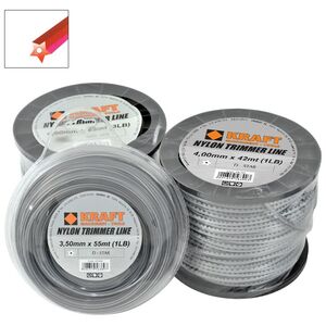 KRAFT ΜΕΣΙΝΕΖΑ - ΝΗΜΑ ΚΟΠΗΣ ΑΣΤΕΡΟΕΙΔΗΣ D-STAR Φ 3.00mm ΣΥΣΚΕΥΑΣΙΑ 74 ΜΕΤΡΑ (450 gr) 693407 έως 12 άτοκες δόσεις