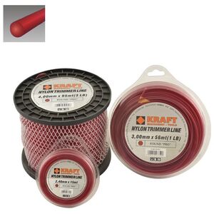 KRAFT ΜΕΣΙΝΕΖΑ - ΝΗΜΑ ΚΟΠΗΣ ΣΤΡΟΓΓΥΛΟ ROUND ''PRO'' Φ 3.00mm ΣΥΣΚΕΥΑΣΙΑ 55 ΜΕΤΡΑ (450gr) 69362 έως 12 άτοκες δόσεις