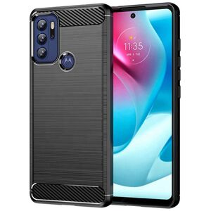 Techsuit Husa pentru Motorola Moto G60S - Techsuit Carbon Silicone - Black 5949419033658 έως 12 άτοκες Δόσεις