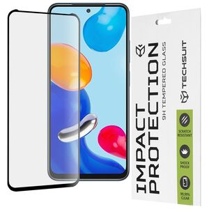 Techsuit Folie pentru Xiaomi Redmi Note 11 / Note 11S / Poco M4 Pro 4G - Techsuit 111D Full Cover / Full Glue Glass - Black 5949419025035 έως 12 άτοκες Δόσεις