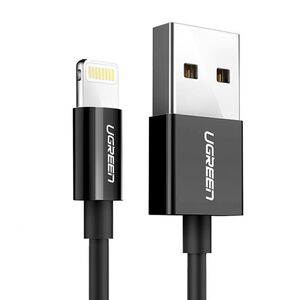 Ugreen Cablu de Date USB la Lightning, 2m - Ugreen (80823) - Black 6957303888238 έως 12 άτοκες Δόσεις
