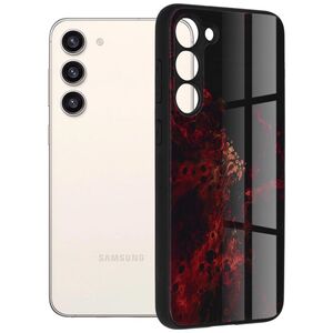 Techsuit Husa pentru Samsung Galaxy S23 Plus - Techsuit Glaze Series - Red Nebula 5949419013711 έως 12 άτοκες Δόσεις