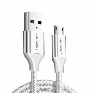 UGREEN micro USB Cable UGREEN QC 3.0 2.4A 2m (White) 017757 έως και 12 άτοκες δόσεις