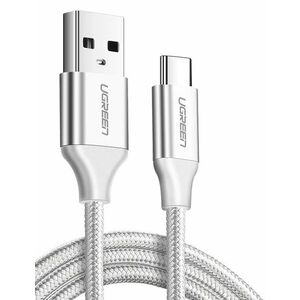 UGREEN Nickel-plated USB-C cable QC3.0 UGREEN 0.25m (white) 017761 έως και 12 άτοκες δόσεις