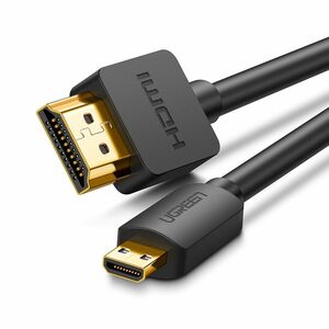 UGREEN Micro HDMI - HDMI Cable UGREEN 4K 3D 2m (black) 020125 έως και 12 άτοκες δόσεις