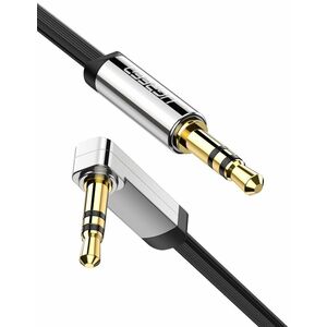 UGREEN UGREEN mini jack 3,5mm AUX flat elbow cable 3m (black) 022557 έως και 12 άτοκες δόσεις