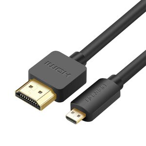 UGREEN UGREEN HD127 Micro HDMI - HDMI Cable 4K 3D 1m (black) 024289 έως και 12 άτοκες δόσεις