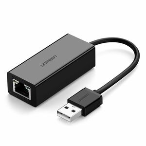 UGREEN Network adapter UGREEN CR110 USB to RJ45 (black) 049109 6957303801985 20254B έως και 12 άτοκες δόσεις