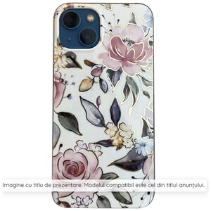 Techsuit Husa pentru iPhone 15 Plus - Techsuit Marble Series - Chloe White 5949419065666 έως 12 άτοκες Δόσεις